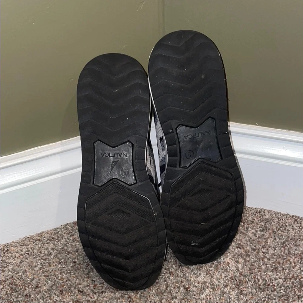 Nautica Gray and Black Camo Slip-On Sneakers - Picture 5 of 5